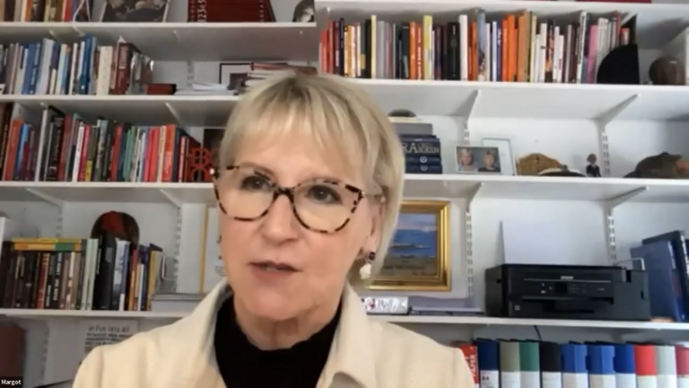 Margot Wallstrom, Ex ministra de Asuntos Exteriores de Suecia.
