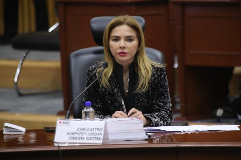 Carla Humphrey Jordan, Consejera Electoral.