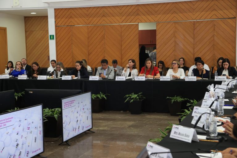 Primera Reunión de Coordinación del Sistema Nacional Electoral INE-OPL 2023-2024.