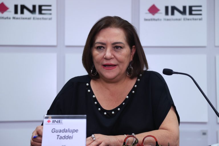 Guadalupe Taddei Zavala Consejera Presidenta del INE.