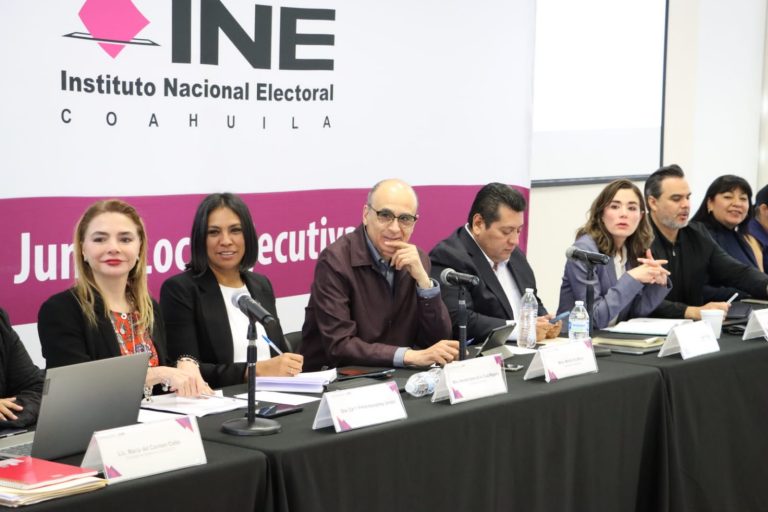 Reunión de la Comisión Temporal de Seguimiento de los Procesos Electorales Locales (COTSPEL) con las Junta Local Ejecutiva en el estado de Coahuila