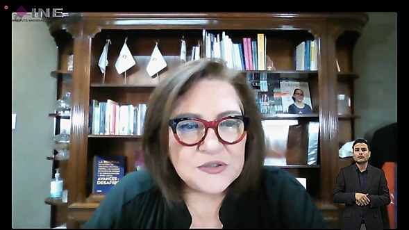 Guadalupe Taddei Zavala, Consejera Presidenta del INE.