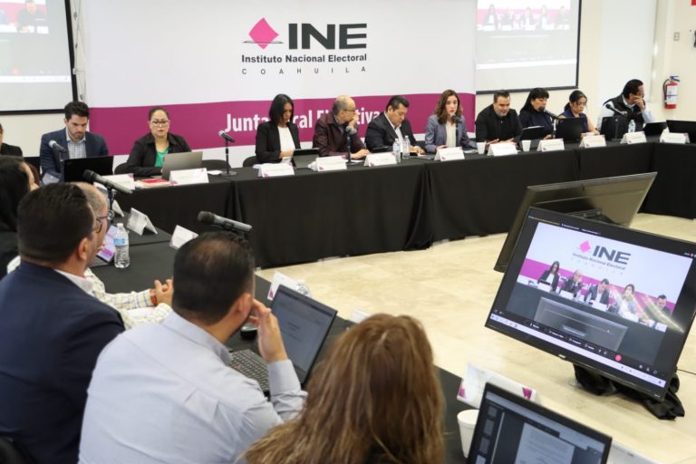 Reunión de la Comisión Temporal de Seguimiento de los Procesos Electorales Locales (COTSPEL) con las Junta Local Ejecutiva en el estado de Coahuila