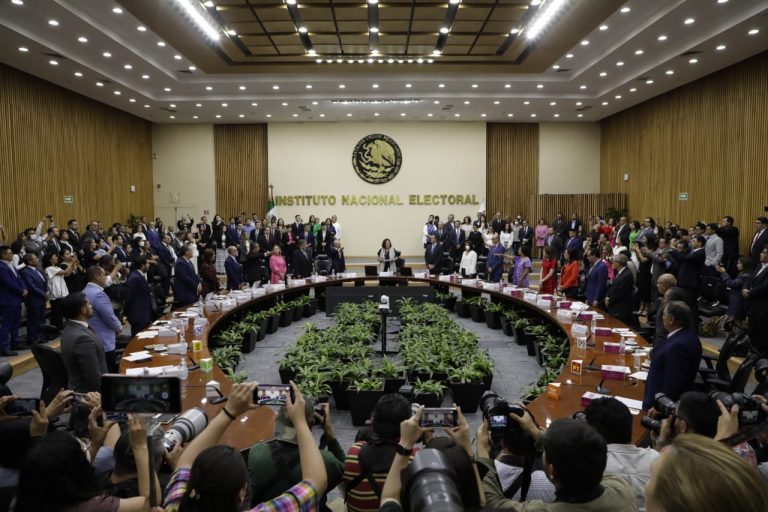 Toma de protesta de la Consejera y los Consejeros Rita Bell López, Jorge Montaño Ventura y Arturo Castillo Loza.