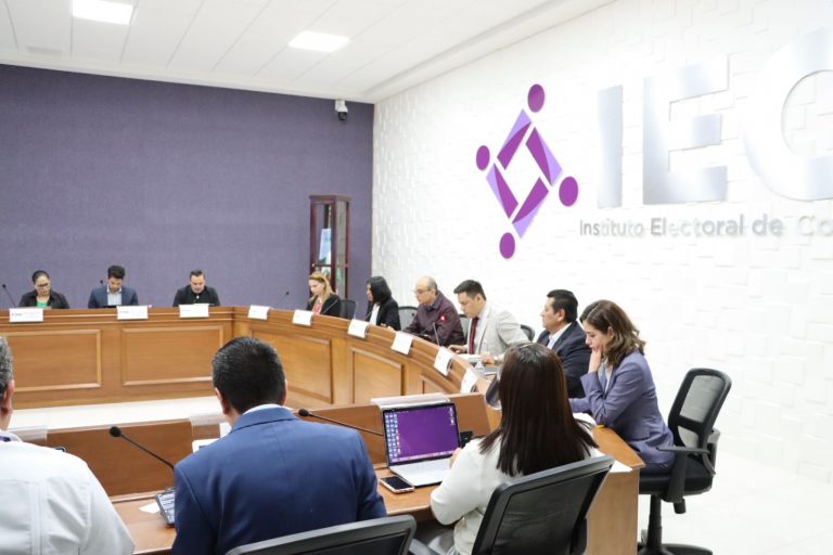 Reunión entre el Instituto Nacional Electoral y Instituto Electoral de Coahuila.