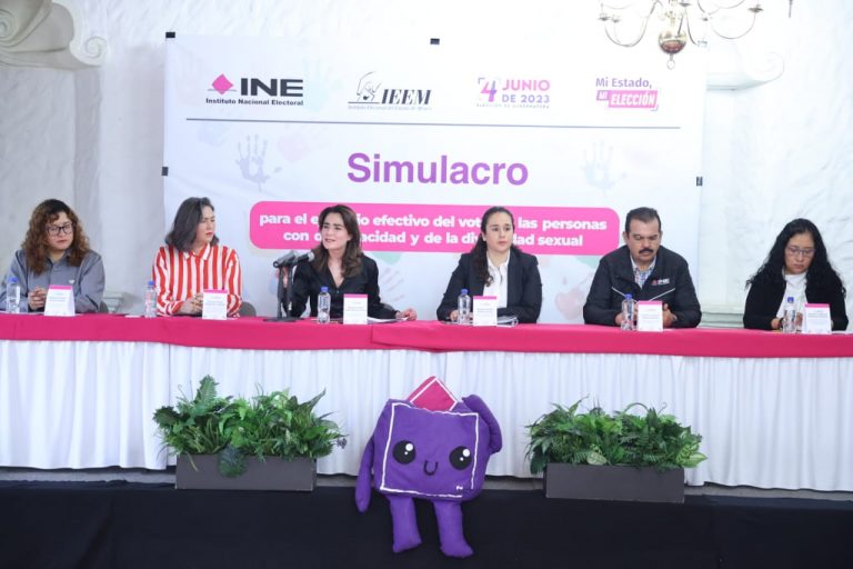 Presentación del Simulacro para el ejercicio efectivo del voto de las personas con discapacidad y de la diversidad sexual.