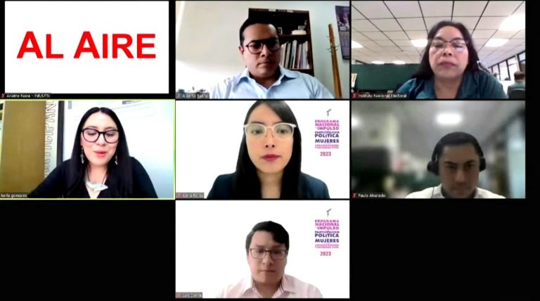 Taller de fortalecimiento para el registro de proyectos en Programa Nacional de Impulso a la Participación Política de Mujeres