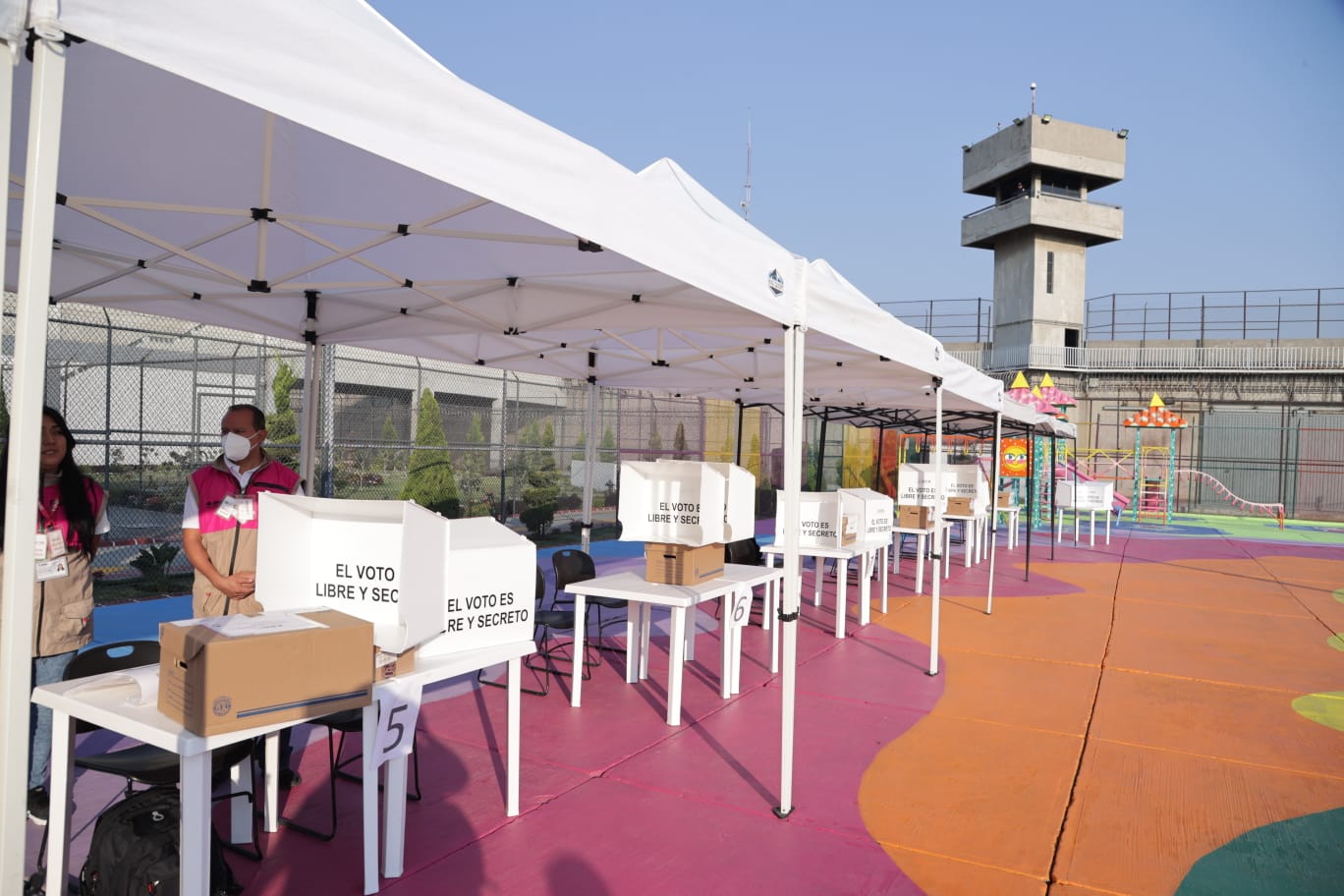 Casillas para voto anticipado en Prisión Preventiva
