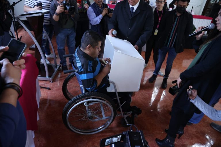 Simulacro para el ejercicio efectivo del voto de las personas con discapacidad y de la diversidad sexual.