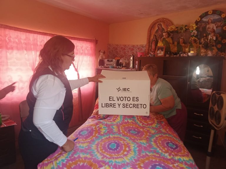 Inicio de la Jornada de voto anticipado para personas con alguna limitación física en el Estado de Coahuila.