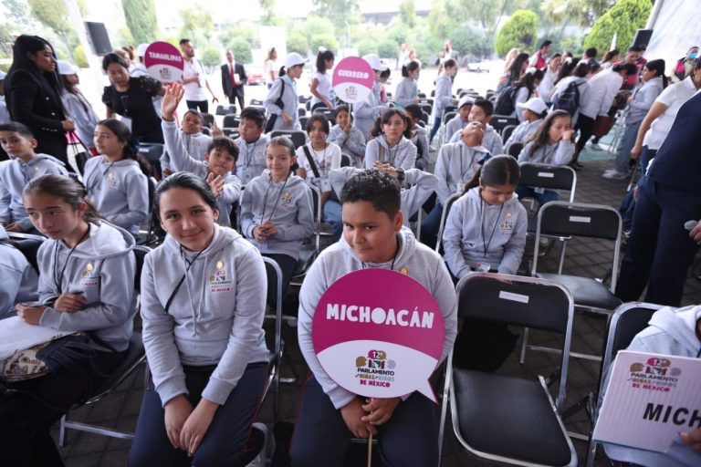 Encuentro Nacional del 12° Parlamento de las Niñas y los Niños de México.