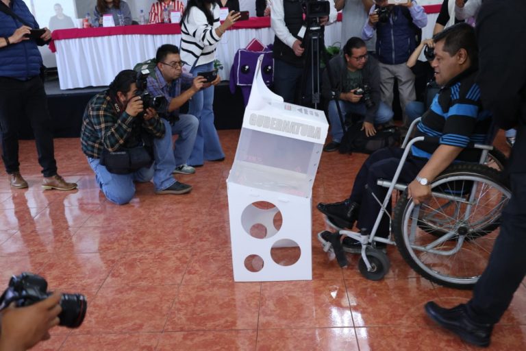 Simulacro para el ejercicio efectivo del voto de las personas con discapacidad y de la diversidad sexual.