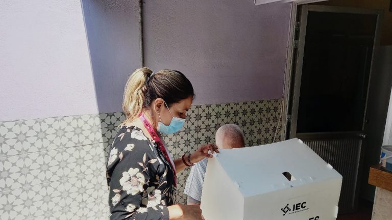 Inicio de la Jornada de voto anticipado para personas con alguna limitación física en el Estado de Coahuila.