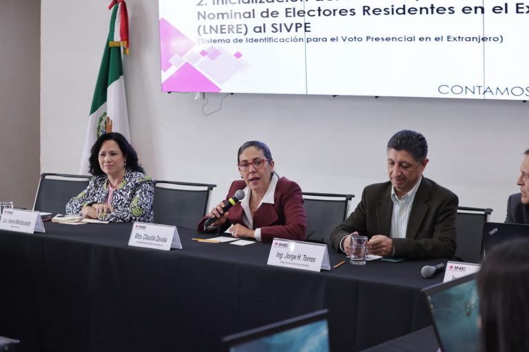 Carga de la Lista Nominal de Electores Residentes en el Extranjero.