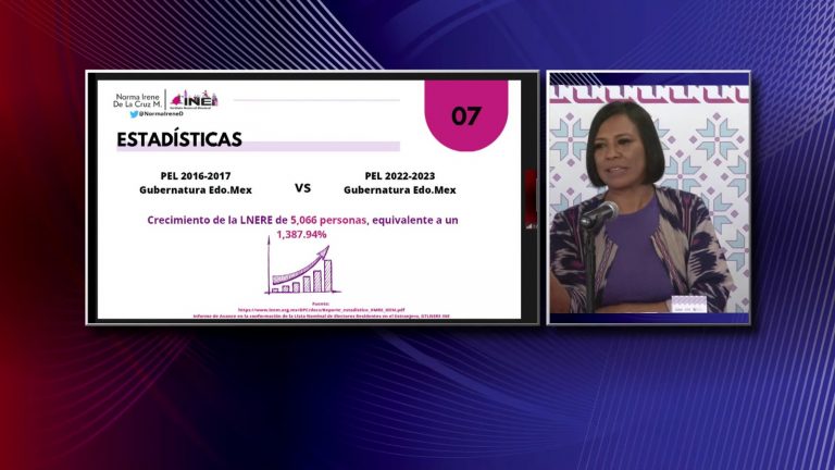 Norma Irene De La Cruz Magaña, Consejera Electoral del INE.