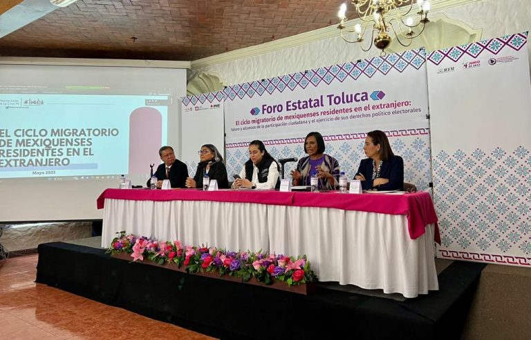 Foro Estatal Toluca. El ciclo migratorio de mexiquenses residentes en el extranjero: futuro y alcances de la participación ciudadana y el ejercicio de sus derechos político electorales
