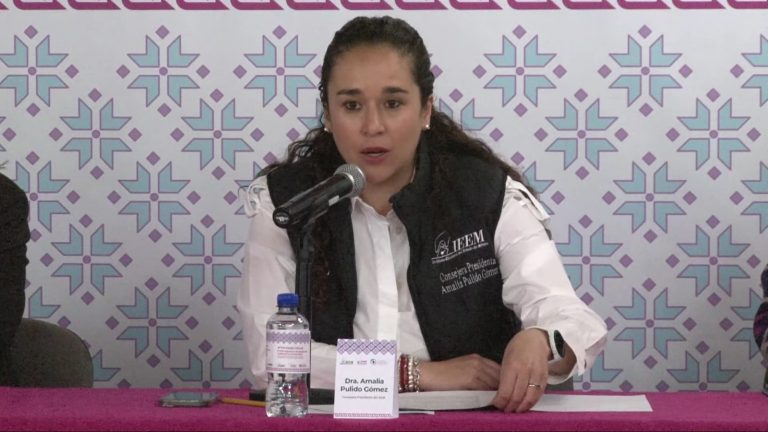 Amalia Pulido Gómez, Consejera Presidenta del IEEM.