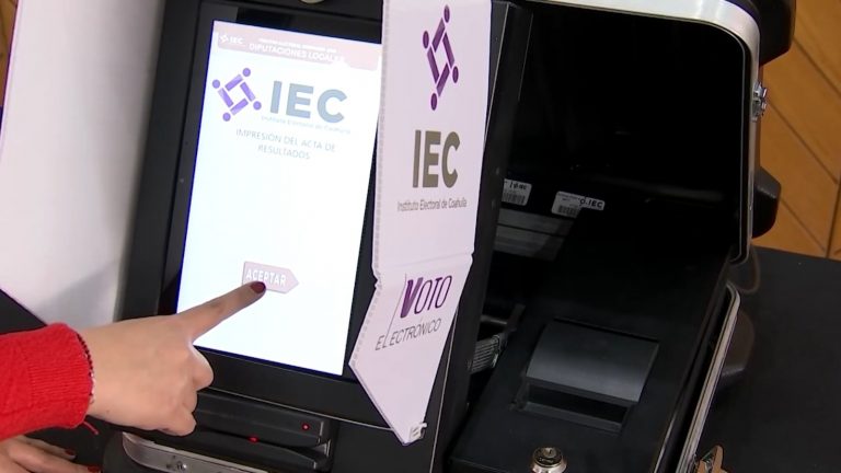 Urna Electrónica del Instituto Electoral de Coahuila