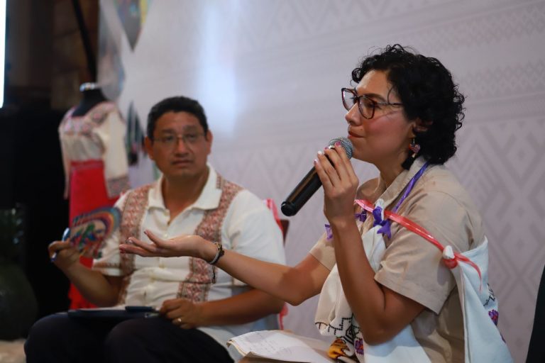 Ignacio Hurtado Gómez Consejero Presidente del IEM y Rita Bell López Consejera Electoral del INE.