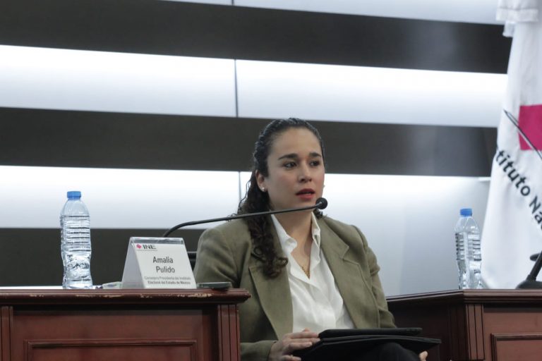 Amalia Pulido, Consejera Presidenta del Instituto Electoral del Estado de México.
