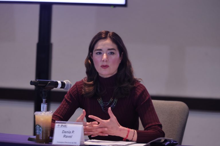 Dania Ravel Cuevas, Consejera Electoral y Presidenta de la Comisión de Igualdad de Género y No Discriminación del INE.