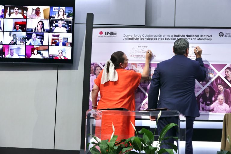 Firma de Convenio de Colaboración entre el INE y el ITESM.