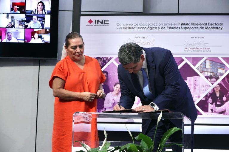 Firma de Convenio de Colaboración entre el INE y el ITESM.