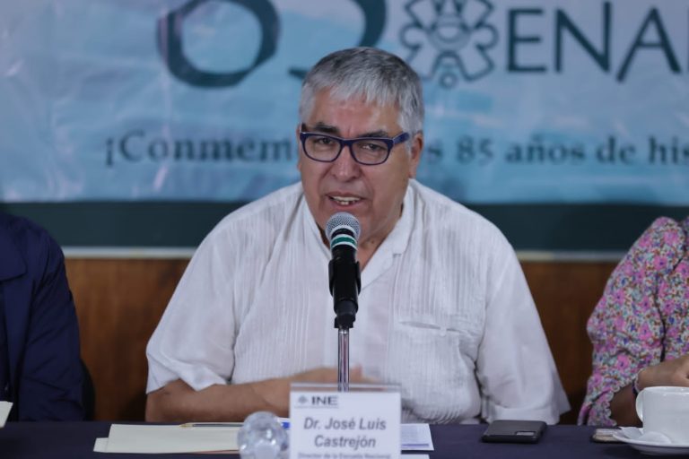 José Luis Castrejón Caballero, Director de la Escuela Nacional de Antropología e Historia.