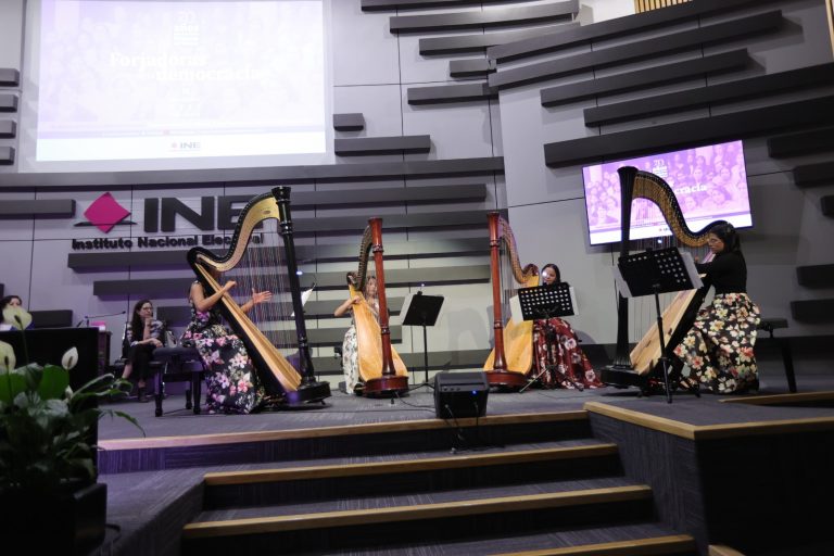 Inauguración del evento titulado 70 años del voto de las Mujeres en México: Forjadoras de la Democracia.