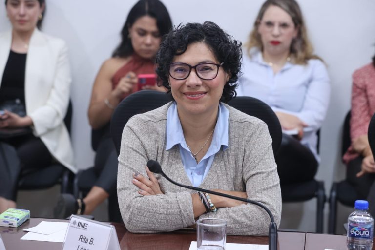 Rita Bell López Vences, Consejera Electoral e Integrante del Grupo de Trabajo en materia de Transparencia del INE.