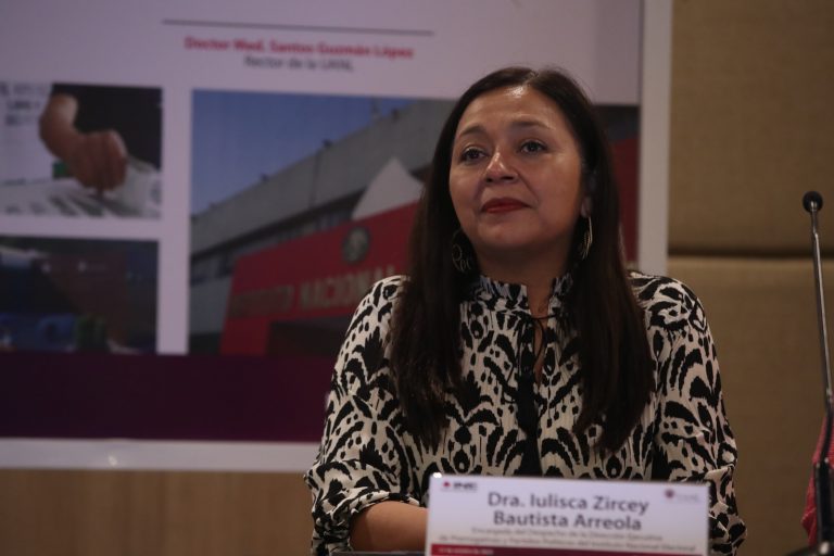 Iulisca Zircey Bautista Arreola, Encargada del despacho de la Dirección Ejecutiva de Prerrogativas y Partidos Políticos del INE.