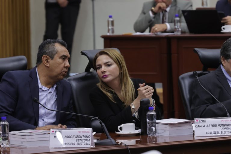 Jorge Montaño Ventura y Carla Humphrey Jordan, Consejera y Consejero Electorales.