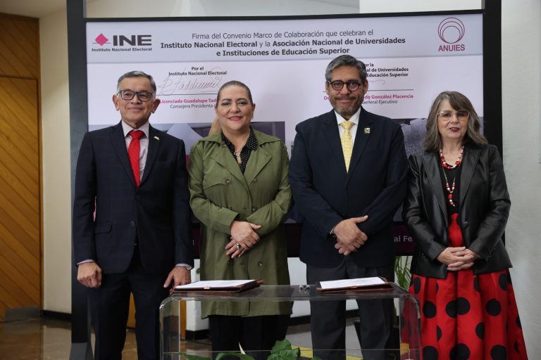Firma de Convenio y Colaboración con la ANUIES de la República Mexicana.