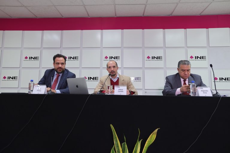 Conferencia de prensa “Voto de las y los Mexicanos Residentes en el Extranjero”.