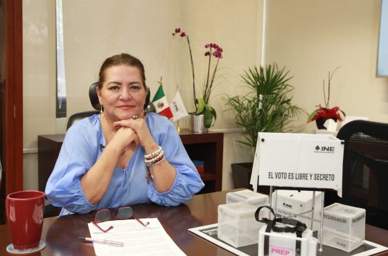Consejera Presidenta del INE, Guadalupe Taddei
