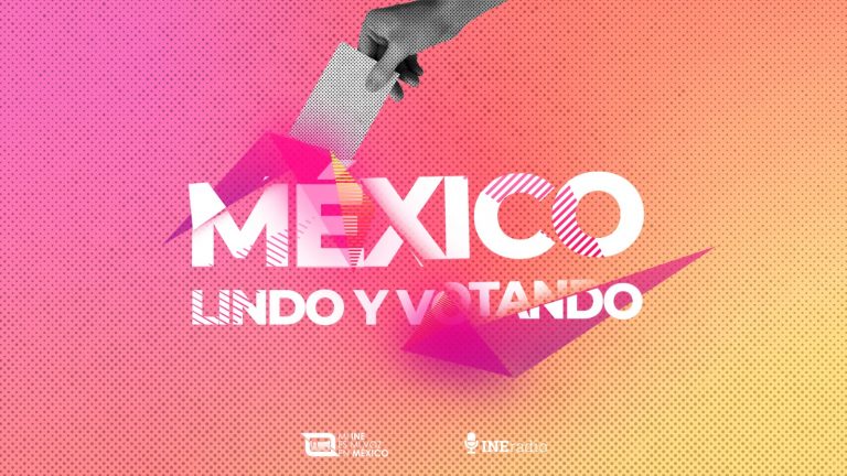 Botón para acceder al podcast «México lindo y votando»
