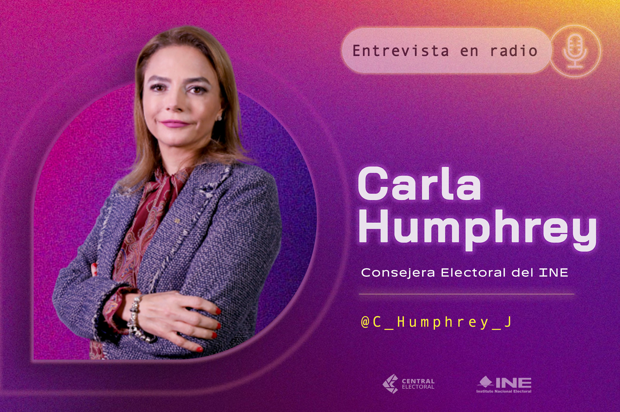 Consejera Electoral, Carla Humphrey
