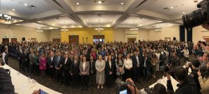 foto grupal de la toma de protesta de vocalías distritales y municipales para elección de diputaciones locales y ayuntamientos 2024 en EDOMEX