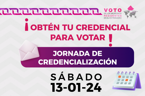 ¡Obtén tu Credencial para Votar!