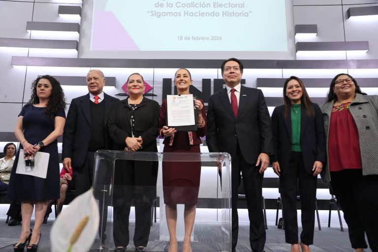 Registro Candiatura de la Coalición "Sigamos haciendo Historia".