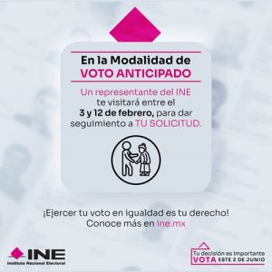 Banner informativo voto anticipado para personas con discapacidad