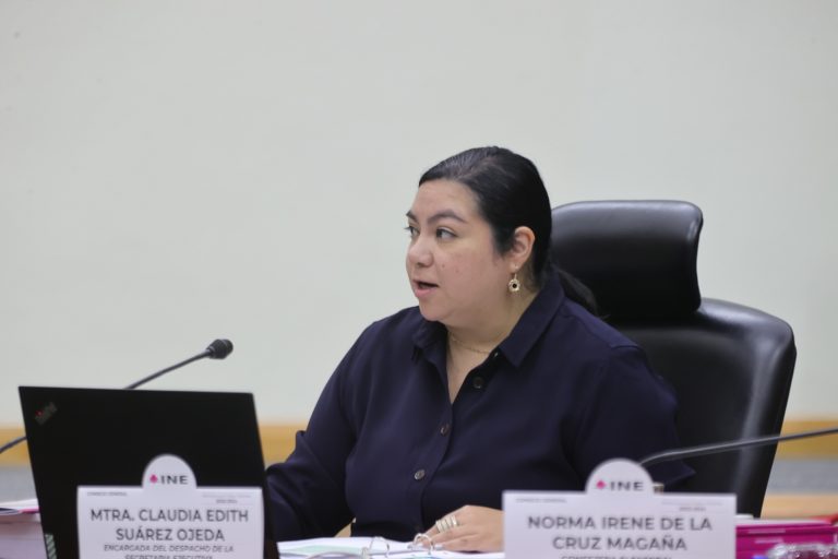 Claudia Edith Suárez Ojeda, Encargada del despacho de la Secretaría Ejecutiva.