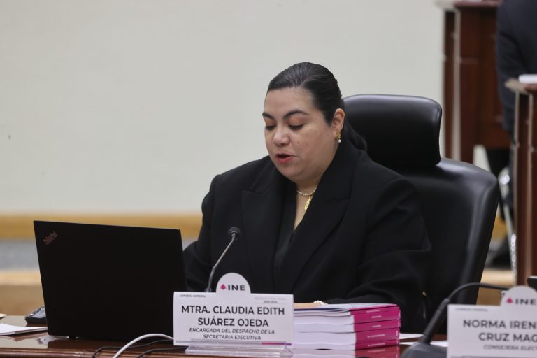 Claudia Edith Suárez Ojeda, Encargada del despacho de la Secretaría Ejecutiva.