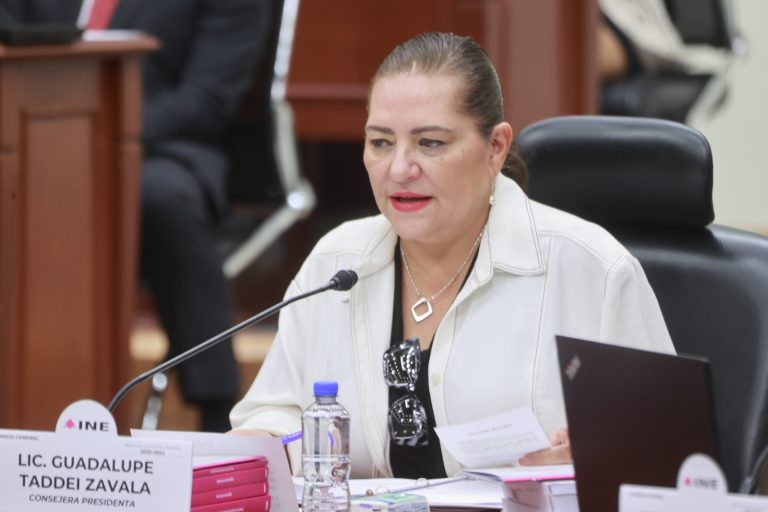 Guadalupe Taddei Zavala, Consejera Presidenta.