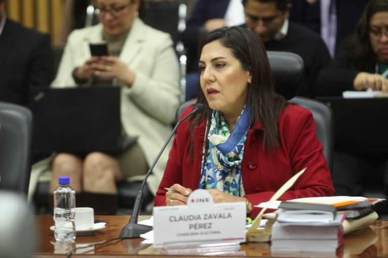 Claudia Zavala Pérez, Consejera Electoral.