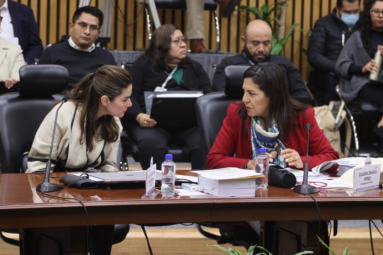 Dania Ravel y Claudia Zavala, Consejeras Electorales.