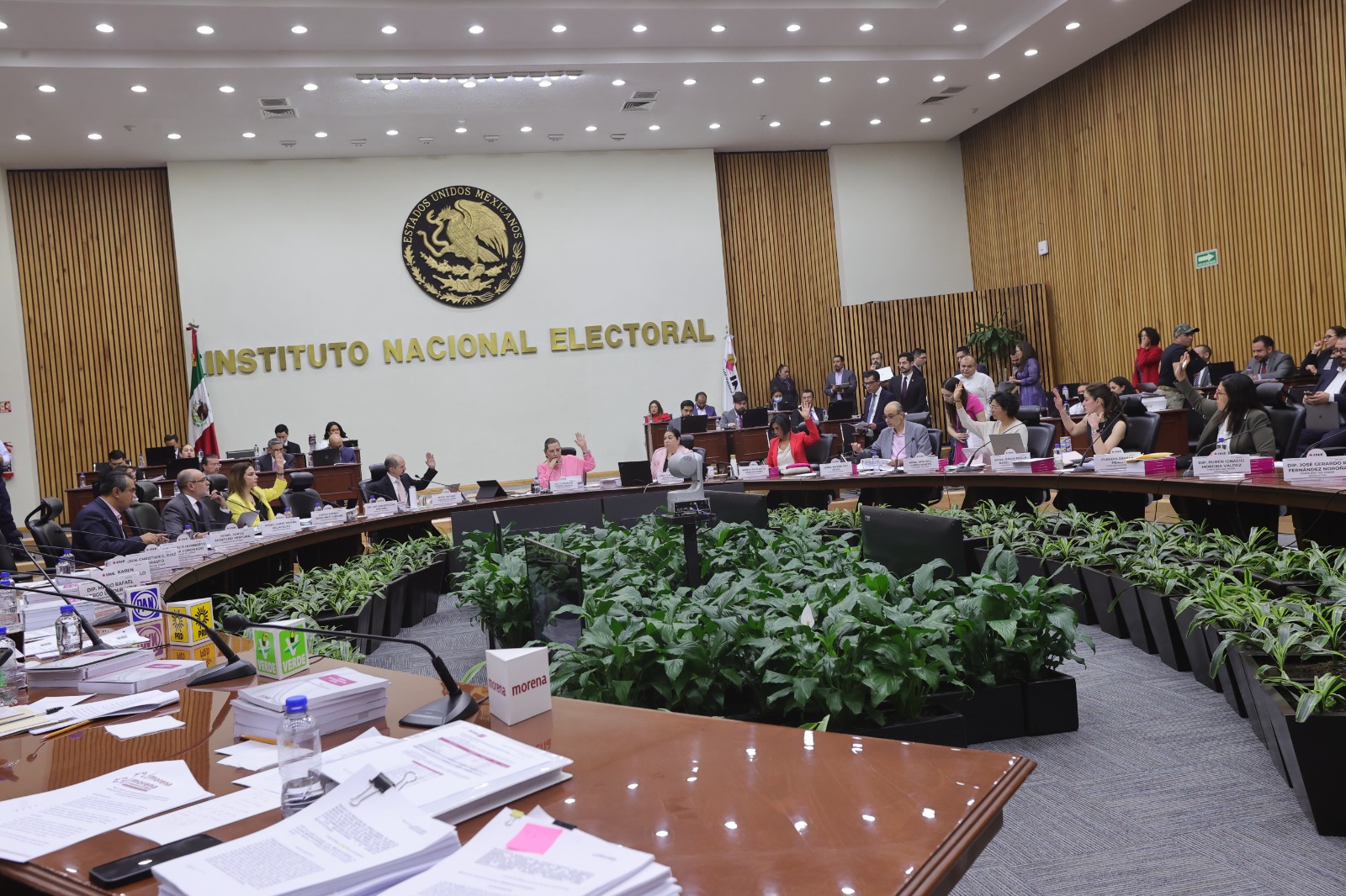 Sesión del Consejo General del INE