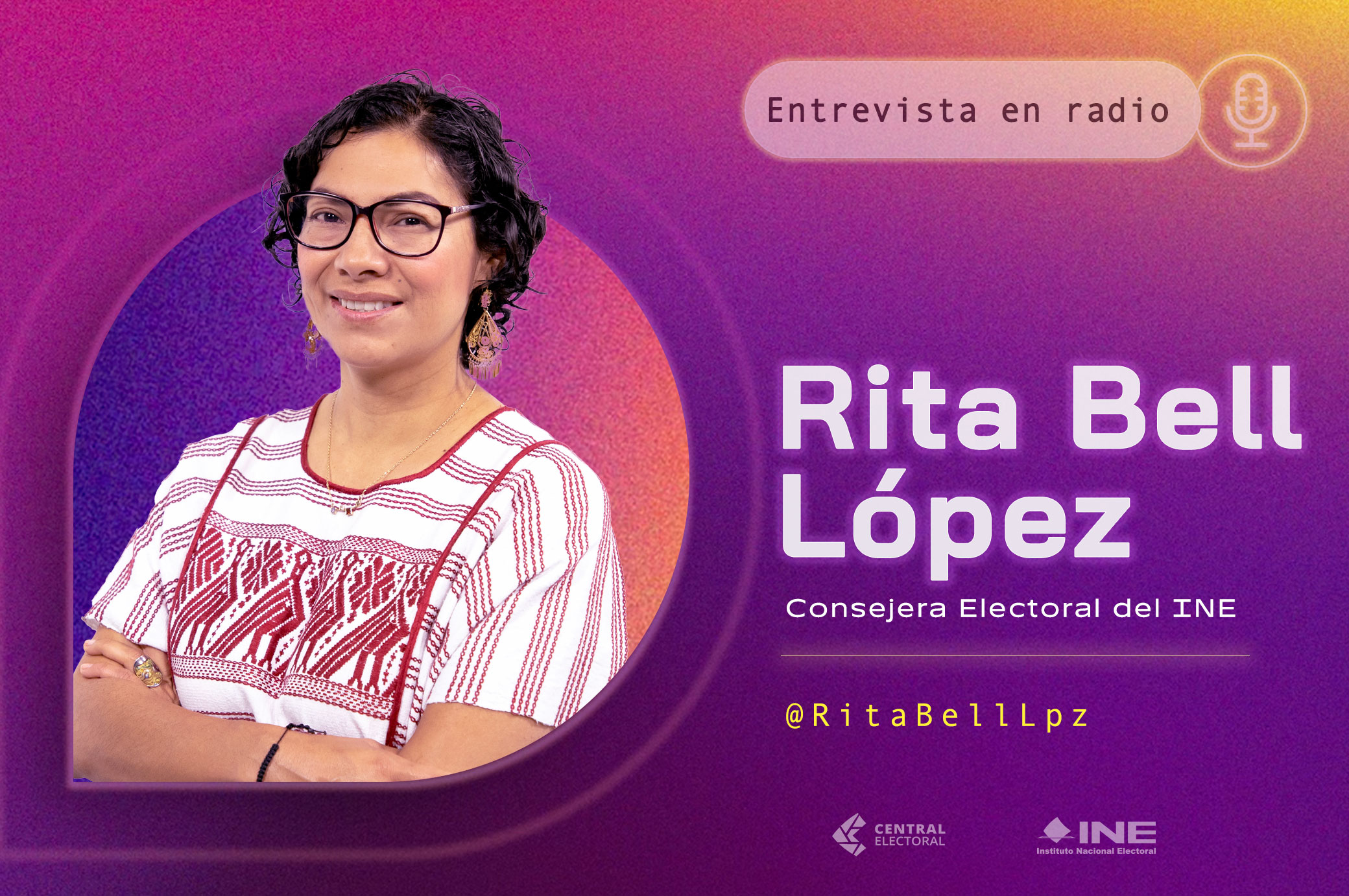 Consejera Electoral, Rita Bell López