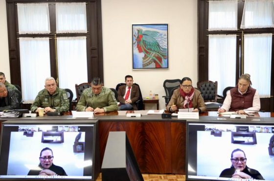 Guadalupe Taddei en la reunión del Plan de Seguridad para candidatas y candidatos