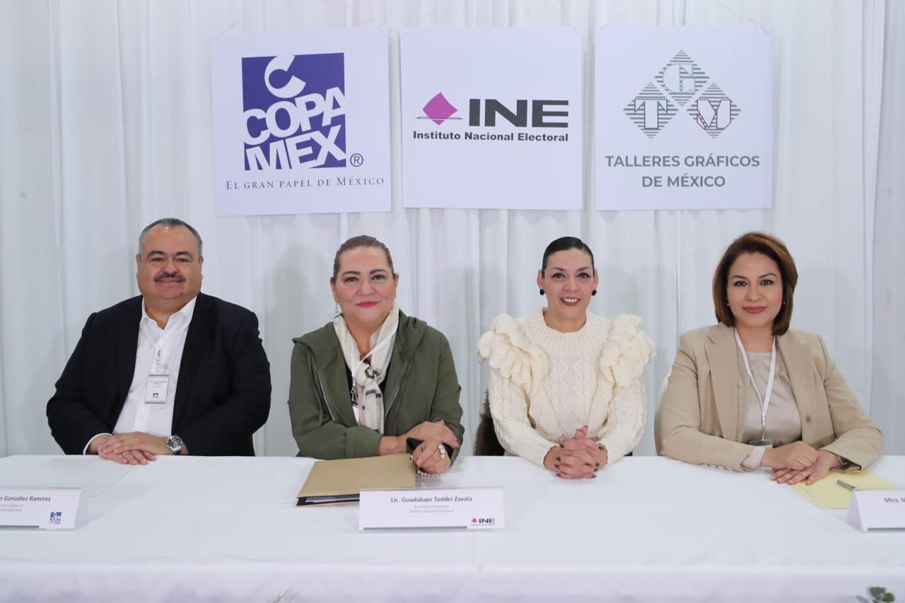 Guadalupe Taddei en el acuerdo de impresión de boletas electorales